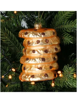 Kersten Weihnachtsschmuck<Baumschmuck "Cookie Stack" in Gold - (H)9,5 cm