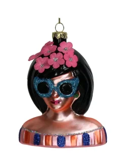 Kersten Weihnachtsschmuck<Baumschmuck "Fashion Lady" in Bunt - (H)11,4 cm