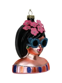Kersten Weihnachtsschmuck<Baumschmuck "Fashion Lady" in Bunt - (H)11,4 cm