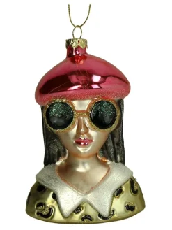 Kersten Weihnachtsschmuck<Baumschmuck "Fashion Lady" in Bunt - (H)12,5 cm