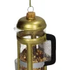 Kersten Weihnachtsschmuck<Baumschmuck "French Press" in Gold - (H)11 cm