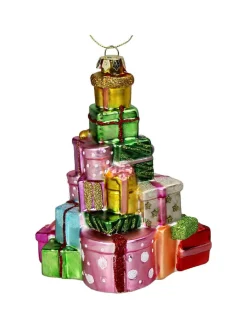 Kersten Weihnachtsschmuck<Baumschmuck "Gift Stack" in Bunt - (H)11,5 cm