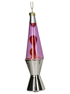 Kersten Weihnachtsschmuck<Baumschmuck "Lava Lamp" in Pink - (H)11,4 cm