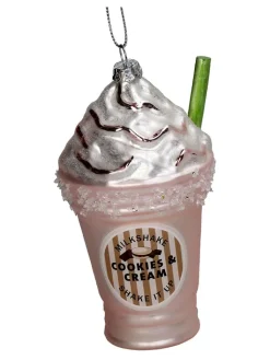 Kersten Weihnachtsschmuck<Baumschmuck "Milkshake" in Rosa - (H)13 cm