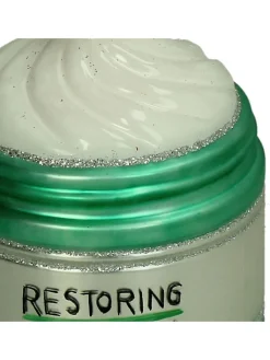 Kersten Weihnachtsschmuck<Baumschmuck "Restoring Mask" in Grün - (H)8 cm