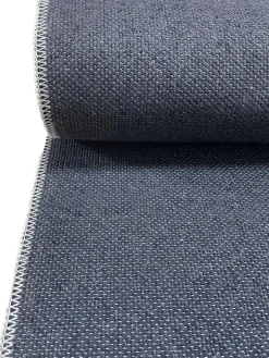 Conceptum Hypnose Teppiche & Fußmatten<Baumwoll-Teppich ''Faucibus'' in Creme/ Blau/ Braun