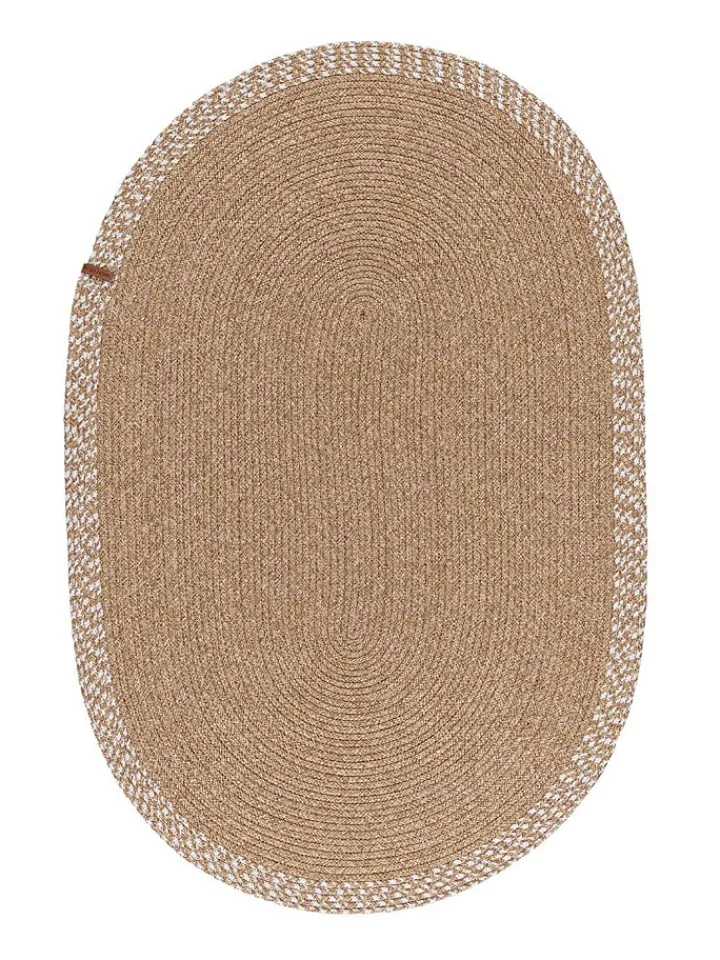 ABERTO DESIGN Teppiche & Fußmatten<Baumwoll-Teppich in Beige