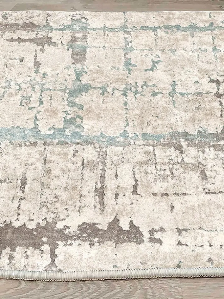 Mioli Teppiche & Fußmatten<Baumwoll-Teppich in Beige/ Hellbraun/ Hellblau