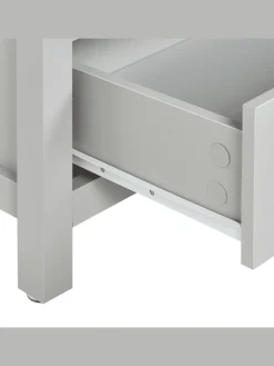 Beliani Regale & Schränke<Bücherregal CLIO in Grau/Silber/Braun - (W) 72 x (H) 180 x (L) 35 cm