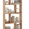 COSTWAY Regale & Schränke<Bücherregal mit 4 Ebenen in Hellbraun