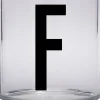 Design Letters Gedeckter Tisch<Becher "F" in Transparent - 220 ml