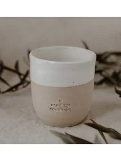 Eulenschnitt Gedeckter Tisch<Becher in Weiß/ Beige - 320 ml