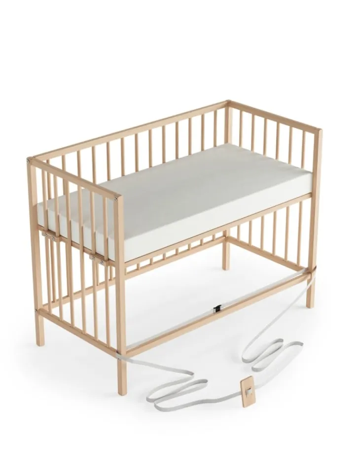 Sämann Babymöbel<Beistellbett Matratze Cloud Air Rollen & Umbauseite - natur - Dreamy 4 in 1 Bett