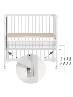 fillikid Babymöbel<Beistellbett Premium Vario 2in1 - (auch für