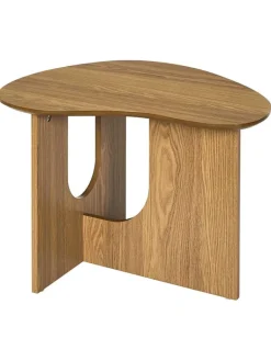 Rétro Chic Tische<Beistelltisch ''Calypso'' in Hellbraun - (B)60 x (H)42 x (T)48 cm