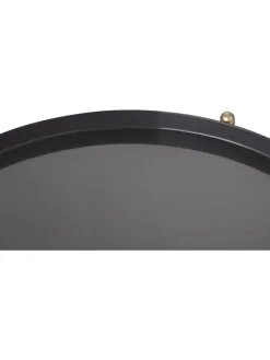 Lifa Living Tische<Beistelltisch "Ella" in Gold/ Grau - (H)47,5 x Ø 38 cm