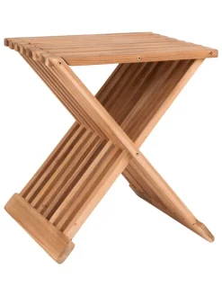 House Nordic Tische<Beistelltisch "Erto" in Hellbraun - (B)40 x (H)45 x (T)35 cm