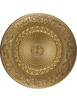 Ethnical Life Tische<Beistelltisch in Gold - (H)42 x Ø 40 cm