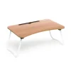 InnovaGoods Tische<Beistelltisch in Hellbraun - (B)60 x (H)27 x (T)40 cm