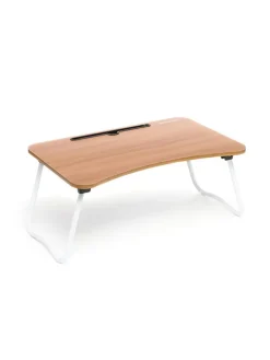 InnovaGoods Tische<Beistelltisch in Hellbraun - (B)60 x (H)27 x (T)40 cm