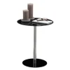 relaxdays Tische<Beistelltisch in Schwarz - (H)53 x Ø 43 cm