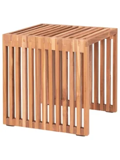 House Nordic Tische<Beistelltisch "Pego" in Hellbraun - (B)40 x (H)40 x (T)40 cm