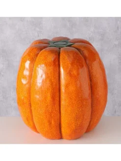 Boltze Tische<Beistelltisch "Pumpkin" in Orange - (H)42 x Ø 40 cm