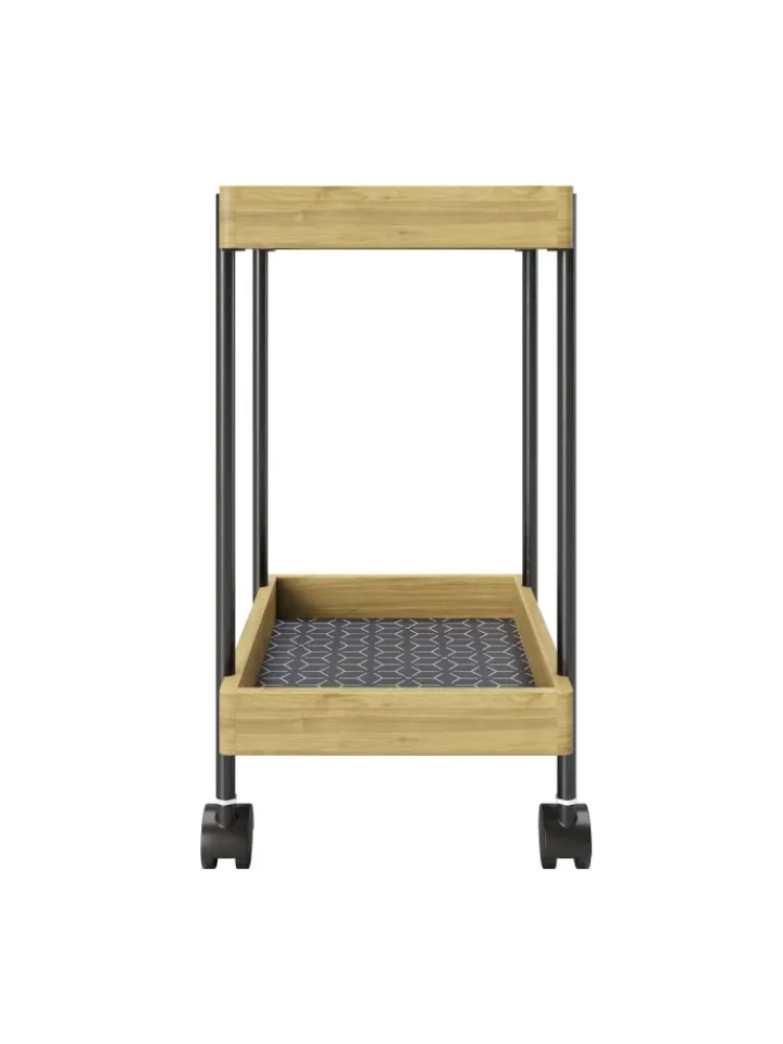 Playboy Tische<Beistelltisch/ Servierwagen "NANCY" in Bambus - (B)46 x (H)57 x (T)30 cm