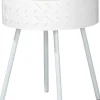 GILDE Tische<Beistelltisch "Storage" in Weiß - (H)45,5 x Ø 38,5 cm