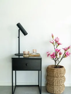 House Nordic Tische<Beistelltisch "Vita" in Schwarz - (B)55 x (H)40 x (T)40 cm