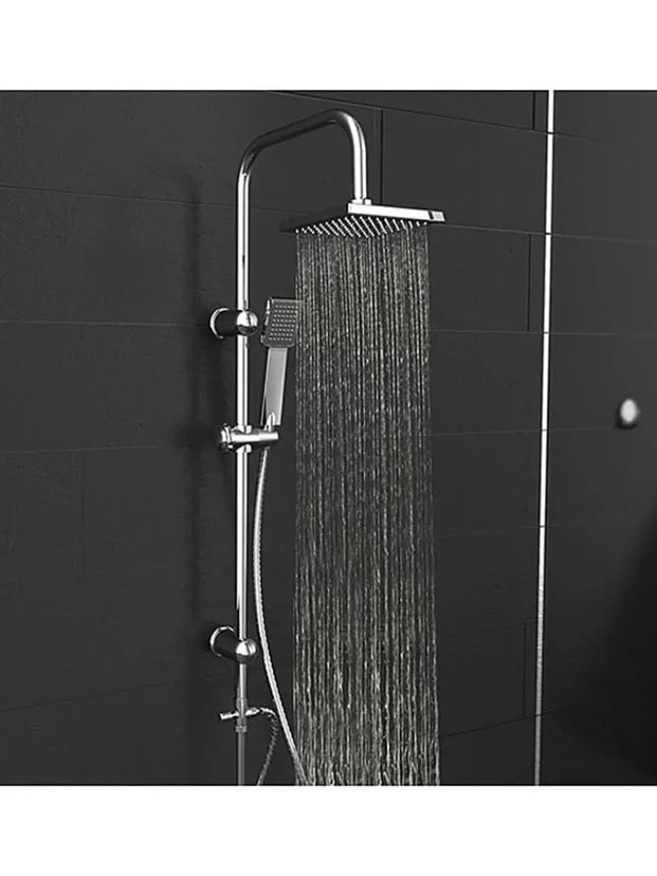 Schütte Badarmaturen<Überkopf-Brauseset ''Easy Energy'' in Chrom