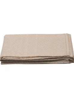 David Fussenegger Wohndecken & Plaids<Überwurf "Riva - Diagonale" in Beige