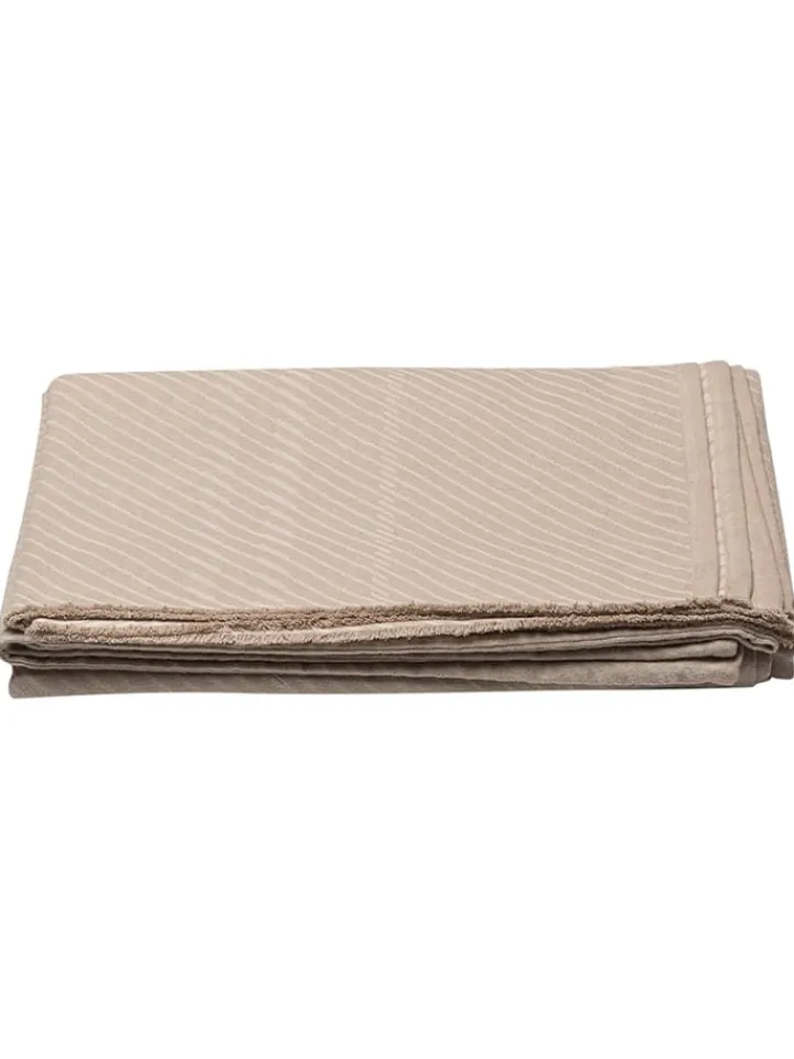 David Fussenegger Wohndecken & Plaids<Überwurf "Riva - Diagonale" in Beige