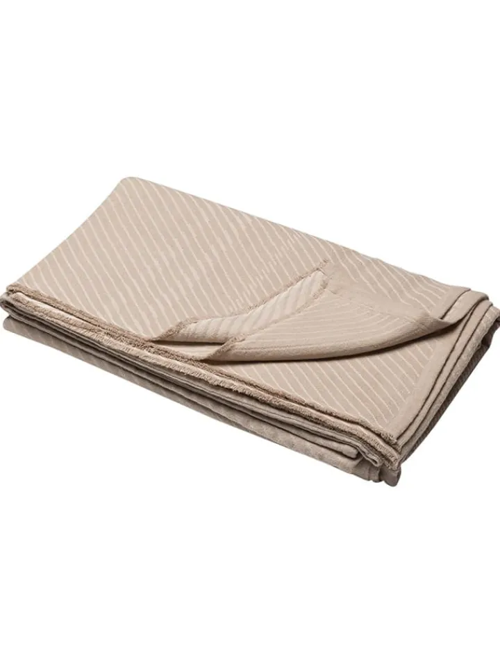 David Fussenegger Wohndecken & Plaids<Überwurf "Riva - Diagonale" in Beige