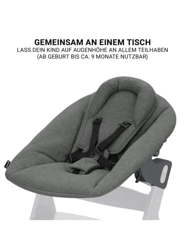 Hauck Babymöbel<Beta Plus Dark Grey 5-tlg. Newborn Set - in grau