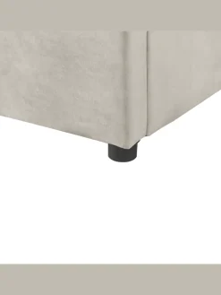 Beliani Betten & Matratzen<Bettgestell LAVAUR in Beige - (W) 203 x (H) 100 x (L) 220 cm
