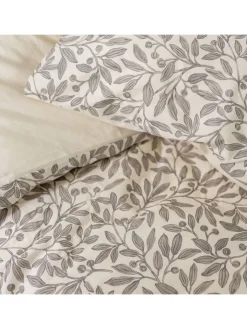 Walra Bettwäsche & Bettwaren<Bettwäsche-Set "Leaf Whispers" in Khaki/ Creme
