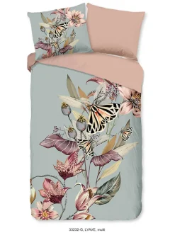 Good Morning Bettwäsche & Bettwaren<Bettwäsche-Set "Lyave" in Mint/ Rosa