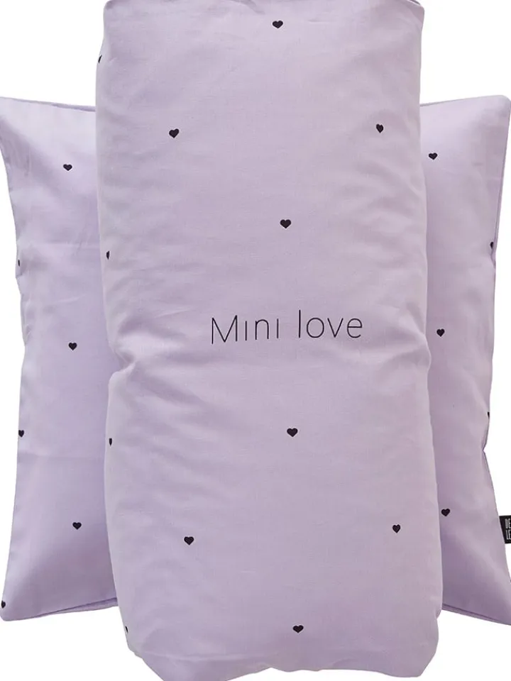 Design Letters Kindermöbel<Bettwäsche-Set "Mini Favourite" in Lila - (L)140 x (B)100 cm