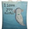 Mr. & Mrs. Panda Einkaufstaschen & -Trolleys<Beutel Axolotl Liebe Design mit Spruch in Weiß