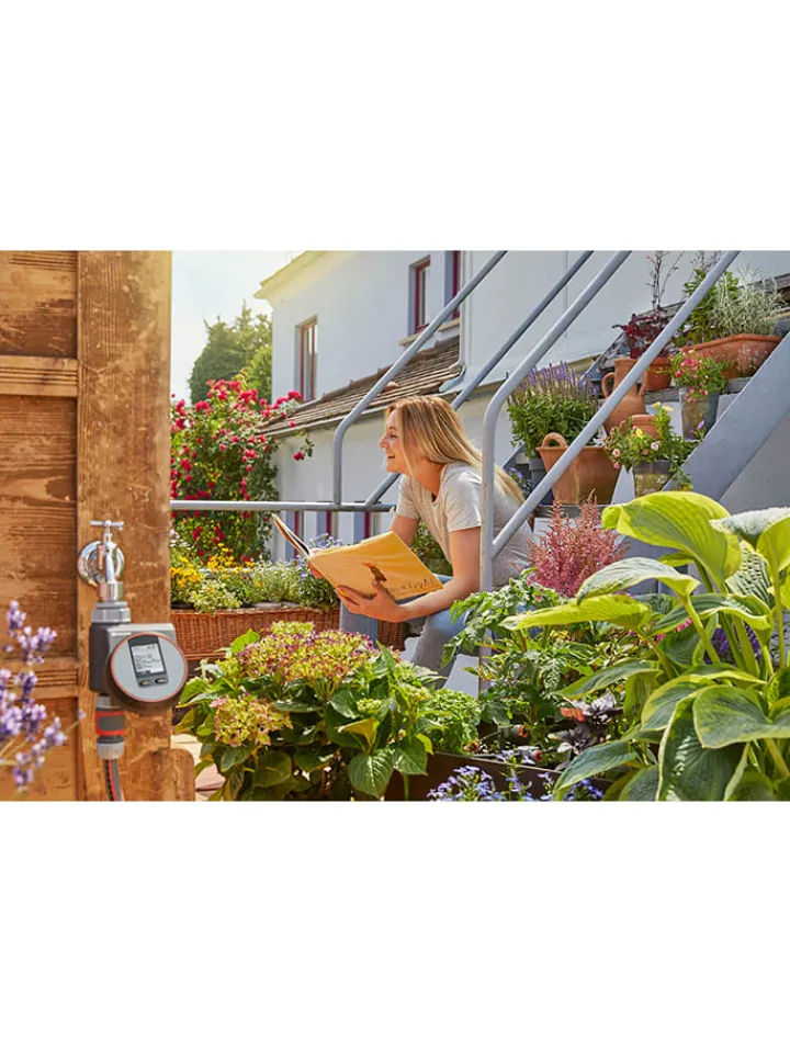 Gardena Gartendekoration<Bewässerungssteuerung "Flex" in Schwarz