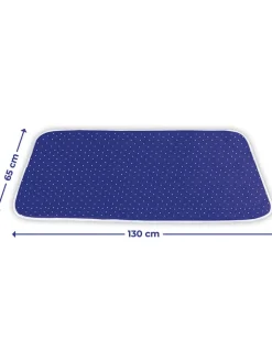 Wenko Weitere Haushaltshelfer<Bügeldecke "Maximex" in Dunkelblau - (L)130 x (B)65 cm