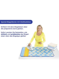 Wenko Weitere Haushaltshelfer<Bügeldecke "Maximex" in Hellblau - (L)100 x (B)65 cm