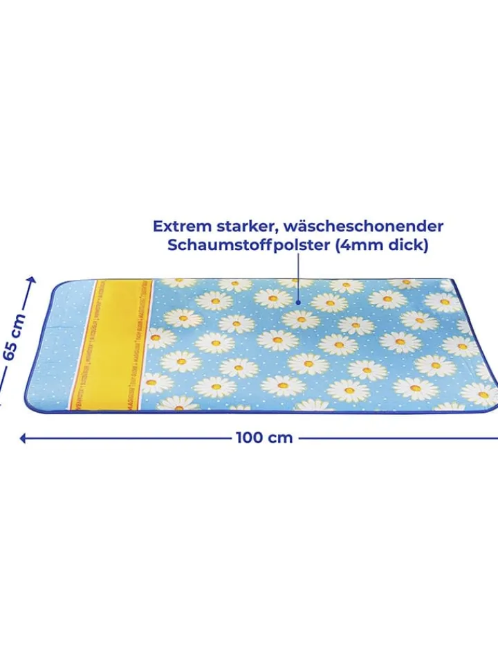 Wenko Weitere Haushaltshelfer<Bügeldecke "Maximex" in Hellblau - (L)100 x (B)65 cm