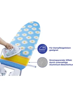 Wenko Weitere Haushaltshelfer<Bügeltischbezug "Maximex" in Hellblau - (L)128 x (B)54 cm