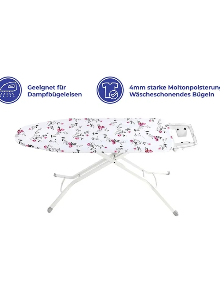 Wenko Bügeleisen|Klima & Haushalt<Bügeltischbezug "Maximex" in Weiß - (L)126 x (B)41 cm