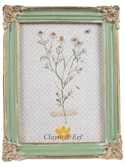 Clayre & Eef Wanddekoration<Bilderrahmen in Mint - (B)16 x (H)21 x (T)2 cm