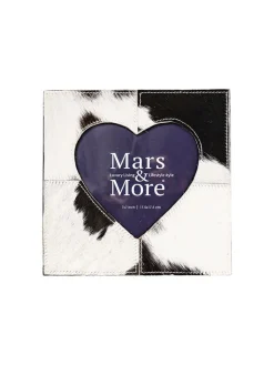 Mars & More Wanddekoration<Bilderrahmen in Schwarz/ Weiß - (B)23 x (H)23 cm
