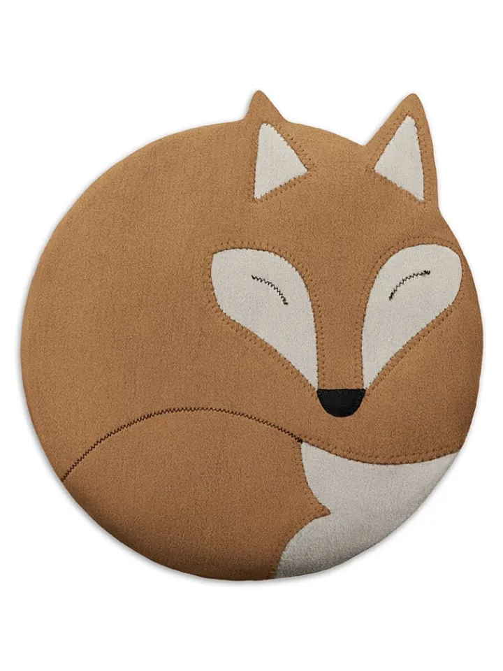 Leschi Wärmflaschen & -Kissen<Bio-Körnerkissen "Fuchs Luca" in Hellbraun - (B)25 x (H)25 cm