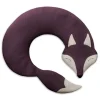 Leschi Wärmflaschen & -Kissen<Bio-Körnerkissen "Fuchs Noah" in Lila - (L)50 x (B)4 x (H)10 cm